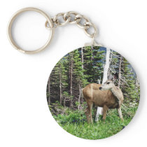 Deer in the Woods Key Chain