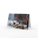 Deer in Winter Greeting Cards