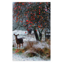 Deer in Winter stationery