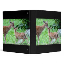 Deer Kissing Fawn Binders