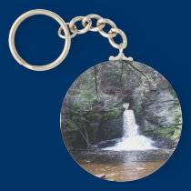 Deer Leap Falls, Childs Park, Pa keychains