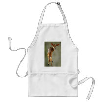 Deer looking at you apron