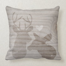 Deer Love Couple by VOL25 pillows