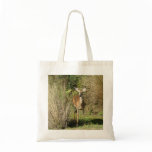 Deer on the Golf Course Tote Bags