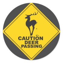 Deer Passing stickers by DrDorian Deer Passing stickers