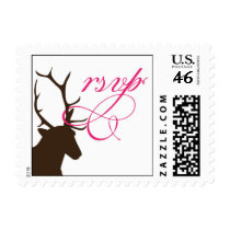 Deer rsvp stamp