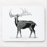 Deer skeleton mousepad