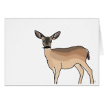 Deer Stache Note card!