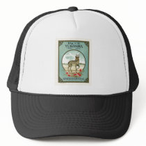 Deer Vintage Japanese Silk Label Mesh Hats