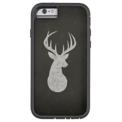 Deer With Antlers Chalk Drawing Tough Xtreme iPhone 6 Case