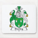 Deering Family Crest mousepads by coatsofarms Deering Family Crest mousepads