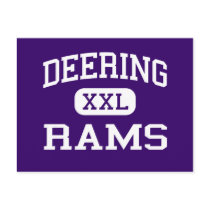 Deering - Rams - High School - Portland Maine postcards