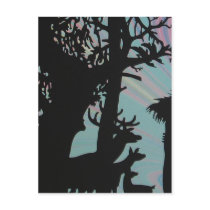 Deer's Family postcards