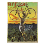 Déesse Vintage Bicycle Poster Post Cards