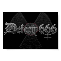 Defcon 666 Satanic metal band poster posters
