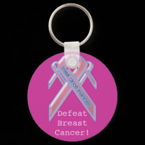 Defeat Breast Cancer Keychain