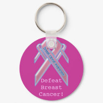 Defeat Breast Cancer Keychain