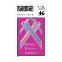 Defeat Breast Cancer stamp