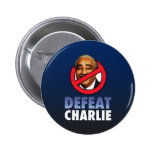 Defeat Charlie Rangel Pinback Button