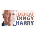 Defeat Dingy Harry Reid Photo Greeting Card