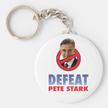 Defeat Pete Stark Key Chains