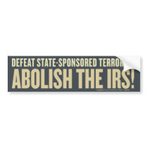 Defeat State-Sponsored Terrorism Bumper Sticker bumper stickers by Libertymaniacs Defeat State-Sponsored Terrorism Bumper Sticker bumper stickers