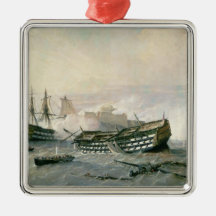 Defence of the Havana Promontory in 1762, c.1898 Christmas Tree Ornament