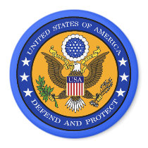Defend And Protect 3 Refrigerator Magnet