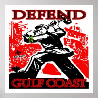 Defend Gulf Coast: Oil Spill print