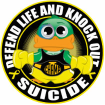 Defend Life and Knock Out Suicide Photo Cutouts