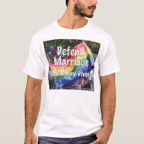 Defend Marriage t-shirts by FangVT Defend Marriage t-shirts