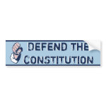 Defend the Constitution bumpersticker