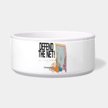 Defend The Net Dog Water Bowl
