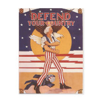 Defend Your Country Postcard