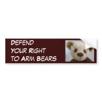 Defend Your Right to Arm Bears bumper stickers by donaldsmith46 Defend Your Right to Arm Bears bumper stickers