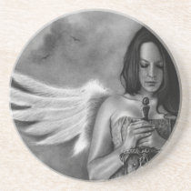 Defender Angel  Girl Sword Coaster coasters