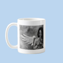 Defender Angel  Girl Sword mugs