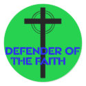 Defender of the Faith stickers by RevMark Defender of the Faith stickers