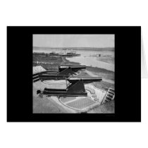 Defense Guns in Alexandria, VA 1862 cards