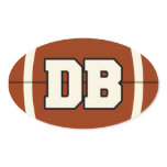 Defensive Back Football Sticker
