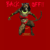 Defiance "Back Off!!" edun LIVE Ladies Tee t-shirts by aazari Defiance "Back Off!!" edun LIVE Ladies Tee t-shirts