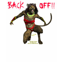 Defiance "Back Off!!" edun LIVE Ladies Tee t-shirts by aazari Defiance "Back Off!!" edun LIVE Ladies Tee t-shirts