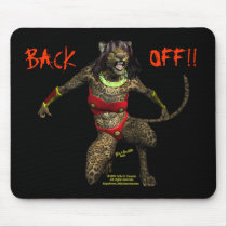 Defiance "Back Off!"  Mousepad