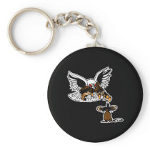 Defiance Eagle Mouse-Black Key Chain