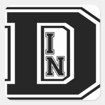 Defiance In Number Square Sticker