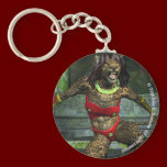 Defiance Round Keychain keychains