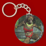 Defiance Round Keychain