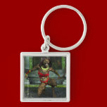 Defiance Square Keychain