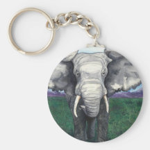 Defiant - African Elephant Keychain