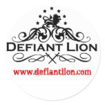 Defiant Lion Logo Sticker